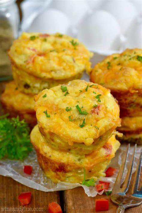 Cheese and Sausage Egg Muffins - Wine & Glue