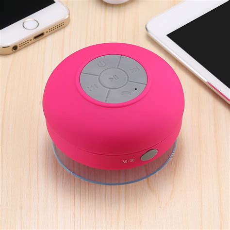 Enceinte Bluetooth Tanche Main Libre Rose Zunik Fr Pour Mini