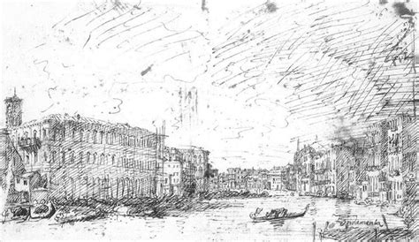 The Grand Canal Seen from Rialto toward the North, 1725 - Canaletto ...