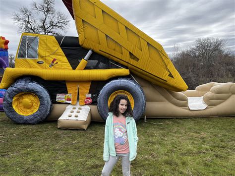 Usa Dump Truck Moonwalk Sky High Party Rentals