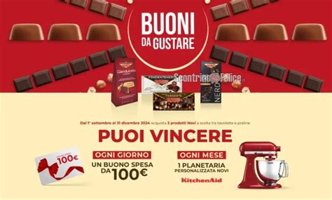 Concorso Novi Vinci Buoni Spesa E Planetaria Kitchenaid