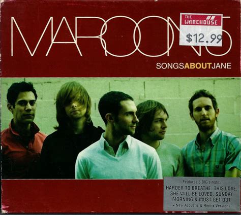 Maroon 5 Songs About Jane 2004 Slipcase Cd Discogs