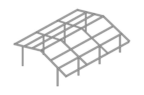 Como hacer una estructura metalica para techo Fácil y Rápido