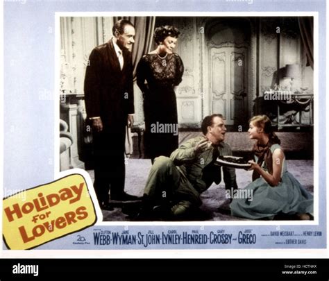 Holiday For Lovers Clifton Webb Jane Wyman Gary Crosby Carol Lynley