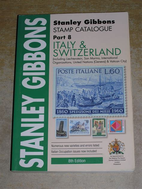 Stanley Gibbons Stamp Catalogue: Part 8 - Italy & Switzerland Stamp by ...