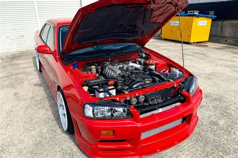 Nissan Skyline Gtr R34 Twin Turbo Engine