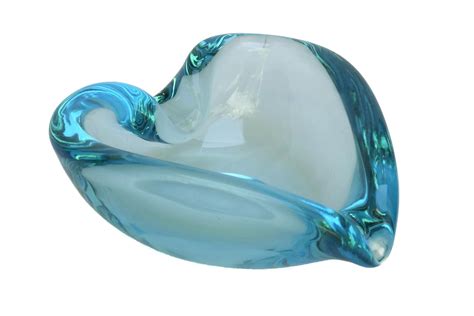 Blue Murano Glass Ashtray