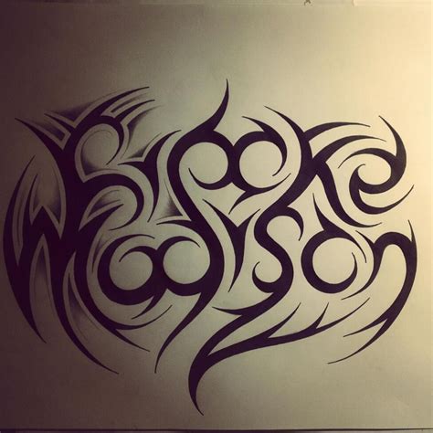 Tribal Tattoo Designs With Names