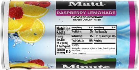 Minute Maid® Raspberry Lemonade Frozen Concentrated Fruit Juice Drink 12 Fl Oz King Soopers