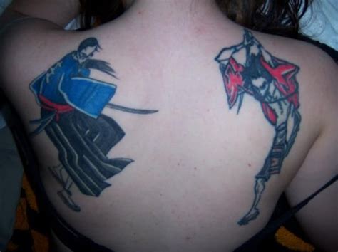 Samurai Champloo Tattoos, Mugen & Jin!!!! | Tattoos, Picture tattoos, Tattoo designs