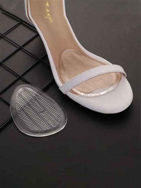 1pair Clear Forefoot Care Insoles Shein Usa