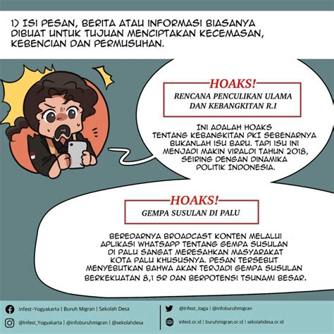 Infografik Mengenal Berita Bohong Atau Hoaks Pusat Sumber Daya Buruh