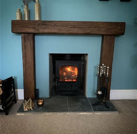 Rustic Oak Surround Wooden Fire Surrounds Oakfield Horsham West