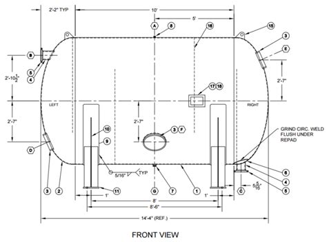 Horizontal Retention Vessel Pressure Vessel Engineering