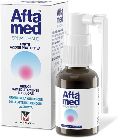 Aftamed Spray Indicato Per Afte Stomatiti Aftose Lesioni Del Cavo