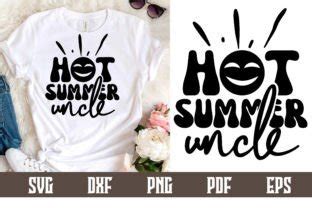 Hot Summer Uncle Svg Design Graphic By Belysvgbundlefiles Creative Fabrica