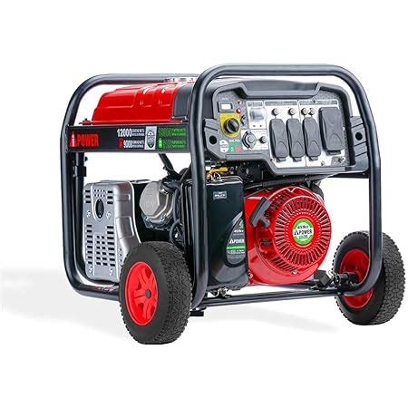 Amazon A IPower SUA12000EC 12000 Watt Gas Powered Generator W