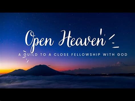 Open Heaven Daily Devotional For Jan Learn From The Word Of