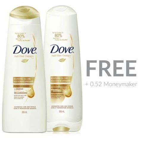 FREE Dove Shampoo and Conditioner + Moneymaker at CVS!