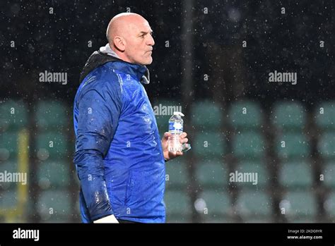 Lommels Head Coach Steve Bould Pictured During A Soccer Match Between