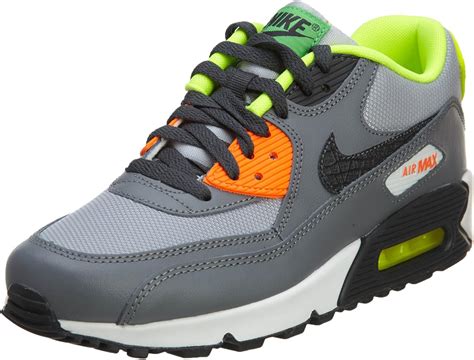 Nike Air Max 90 Gs Boys Running Shoes 705499 002 Wolf