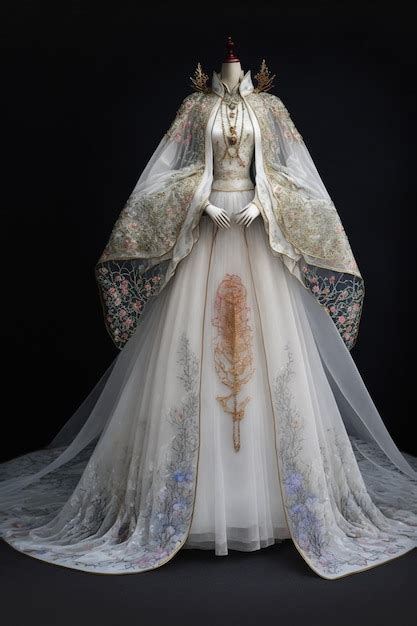 Premium Photo The Amazing White Chinese Wedding Dress Generative Ai