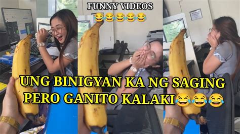 Ung Binigyan Ka Ng Saging Pero Ganito Kalaki Pinoy Memes Funny Videos