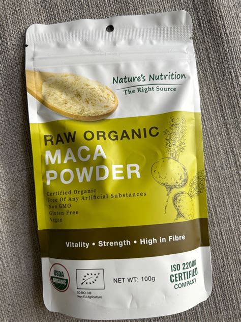 Raw Organic Maca Powder Health And Nutrition Health Supplements Health