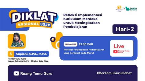 Day Diklat Nasional Jp Refleksi Implementasi Kurikulum Merdeka