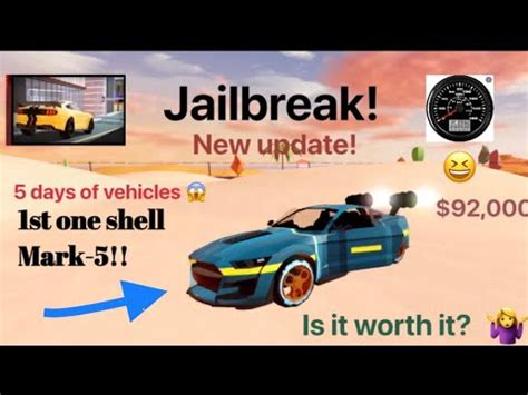 Roblox Jailbreak New Update Buying The Shell Mark Is It Worth It