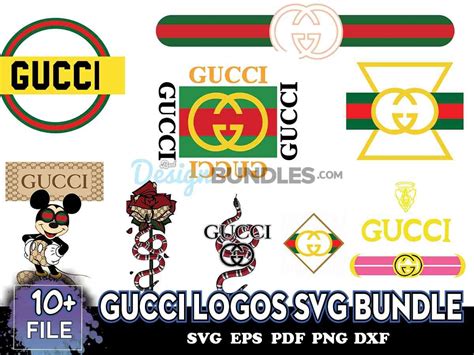 Gucci Logos Svg Bundle Trending Svg Gucci Svg Instant Download