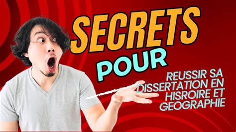 La Methodologie De La Dissertation En Histoire Geographie Youtube