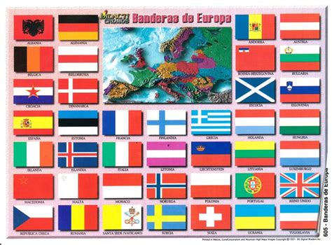 Monografía de Banderas de Europa de Didacti Banderas de europa