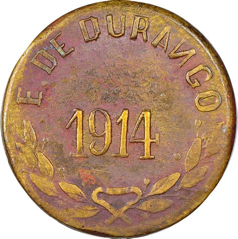 Mexico Revolutionary Durango Centavos Km A Prices Values Ngc