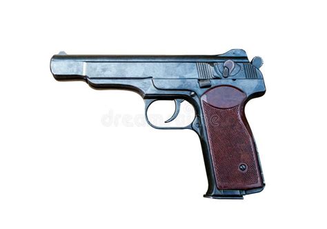 Pistol Side View Stock Image Image Of Trigger Shooting 1370557