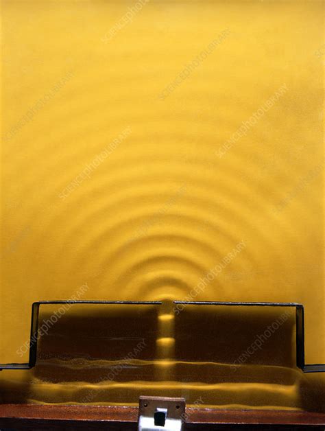 Wave diffraction experiment - Stock Image - A180/0225 - Science Photo ...