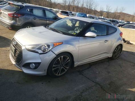 Report KMHTC6AE1GU282522 HYUNDAI VELOSTER 2016 SILVER GAS Price And