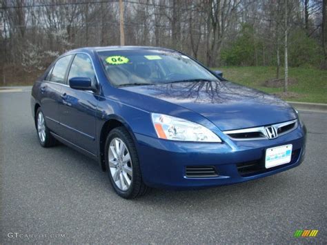 2006 Sapphire Blue Pearl Honda Accord Ex L V6 Sedan 7129915 Car Color Galleries