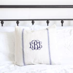 A Review Of Our Iron Bed From Target Grain Sack Pillows Beige Pillow