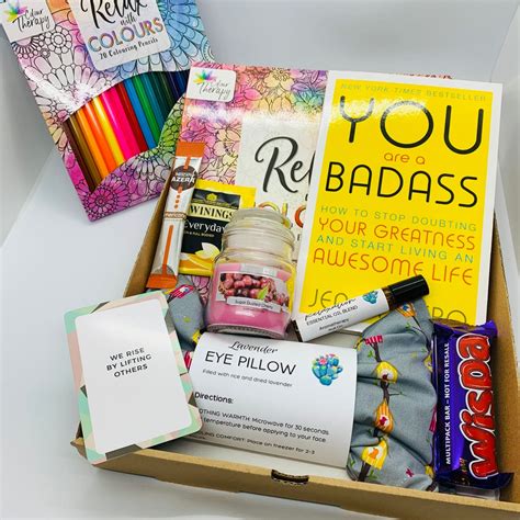 Self Care Box Care Package You Are A Badass Book T Etsy Uk