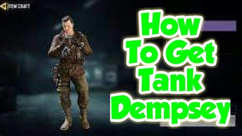 Codm How To Get Tank Dempsey Free Get Free Skin Call Of Duty Mobile