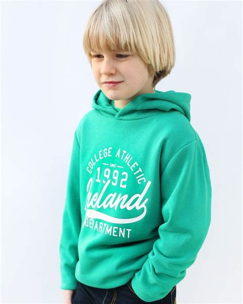 Dunnes Stores Green Boys Ireland Hoodie 3 14 Years