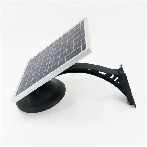 E TEN ET 367 80W SMD Solar LED Street Light Black C W Solar Panel And