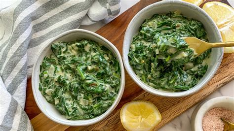 Classic Creamed Spinach Recipe Youtube