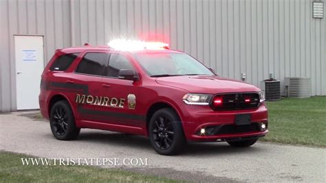 2017 Dodge Durango ~ Monroe Fire Chief Vehicle Install Ohio Youtube