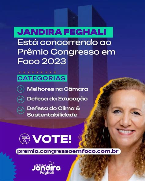 Jandira Feghali Est Concorrendo Ao Pr Mio Congresso Em Foco