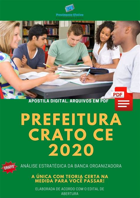 Provimento Efetivo Concursos Apostila Concurso Prefeitura Crato Ce