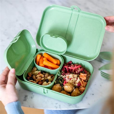 Pascal Ready Lunchbox Set Mit Klikk Besteck Organic Von Koziol Connox