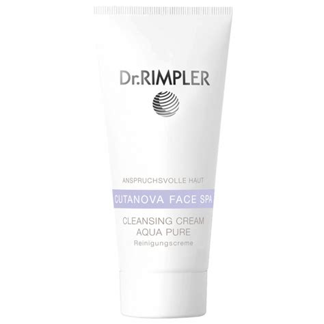 Dr RIMPLER CUTANOVA FACE SPA Cleansing Cream Aqua Pure 100 Ml