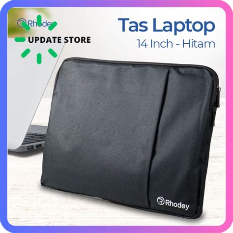 Jual Rhodey Tas Laptop Sleeve Bag Case 14inch Da99 Gray Black